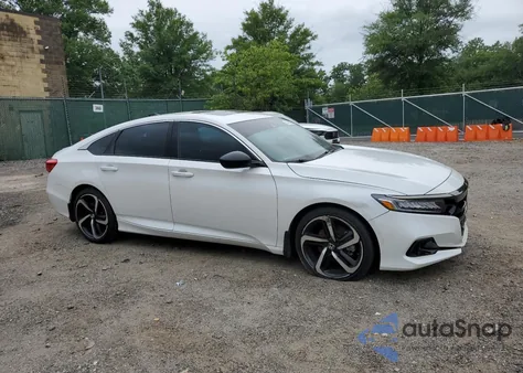 2021 Honda Accord Sport from USA, damaged, VIN 1HGCV2F38MA014256